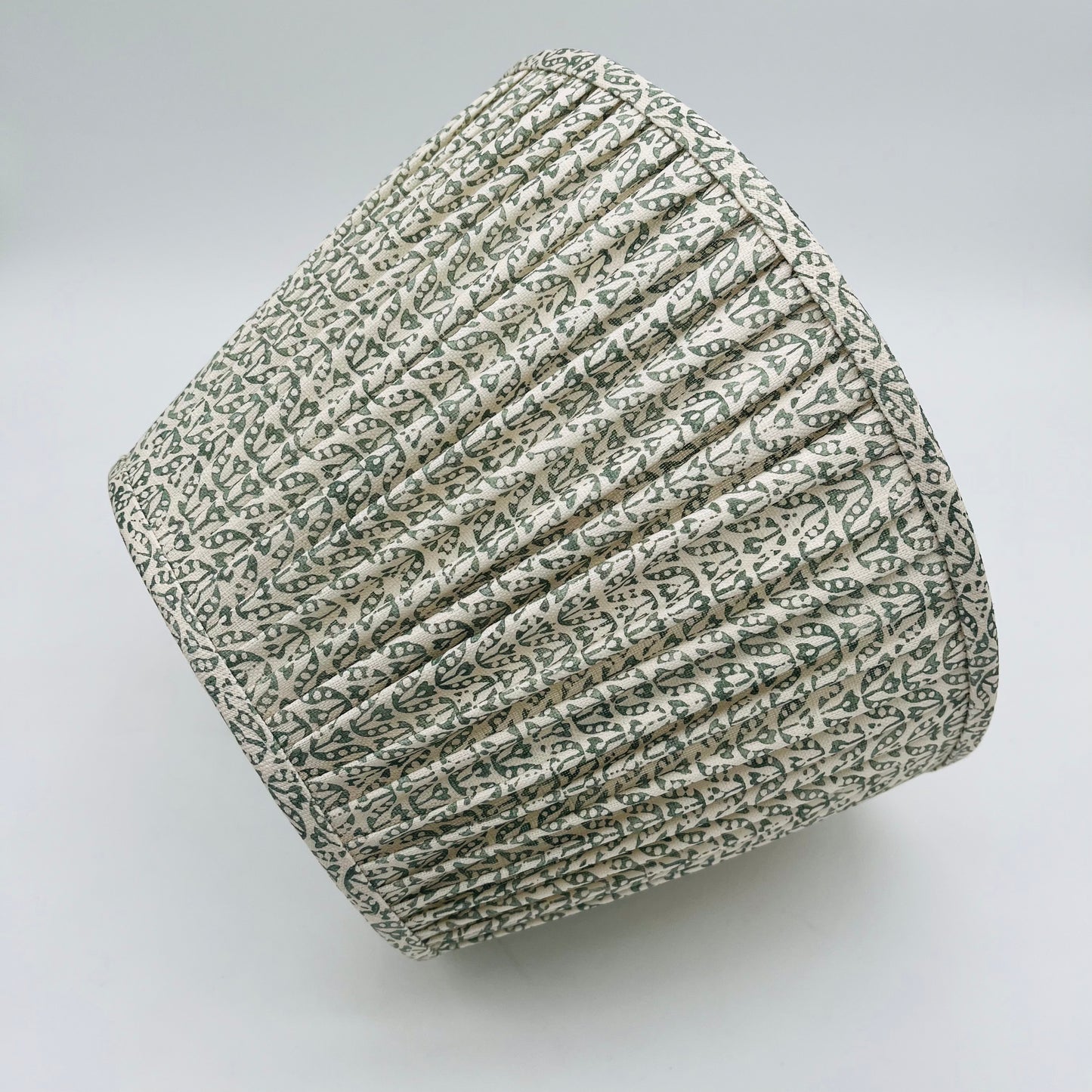 Flori Old Green Gathered Lampshade