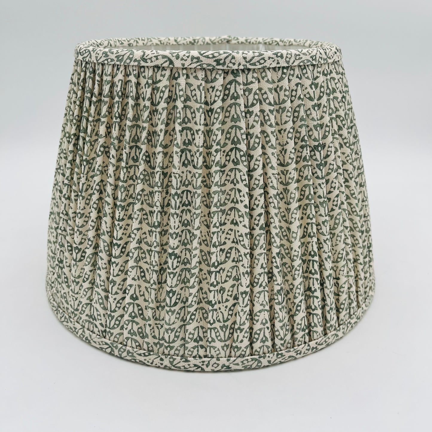 Flori Old Green Gathered Lampshade