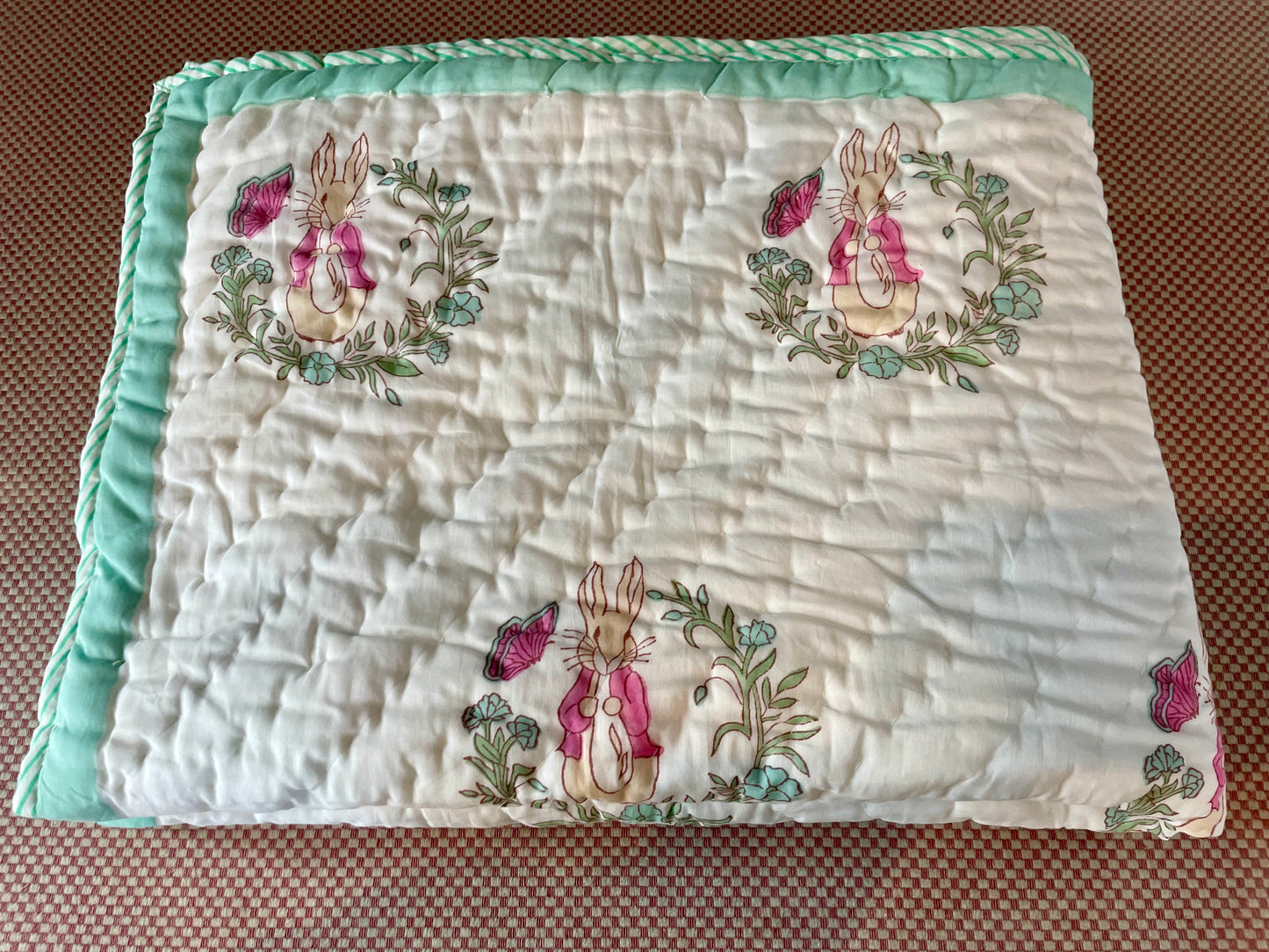 Rabbit Printed Baby Blanket