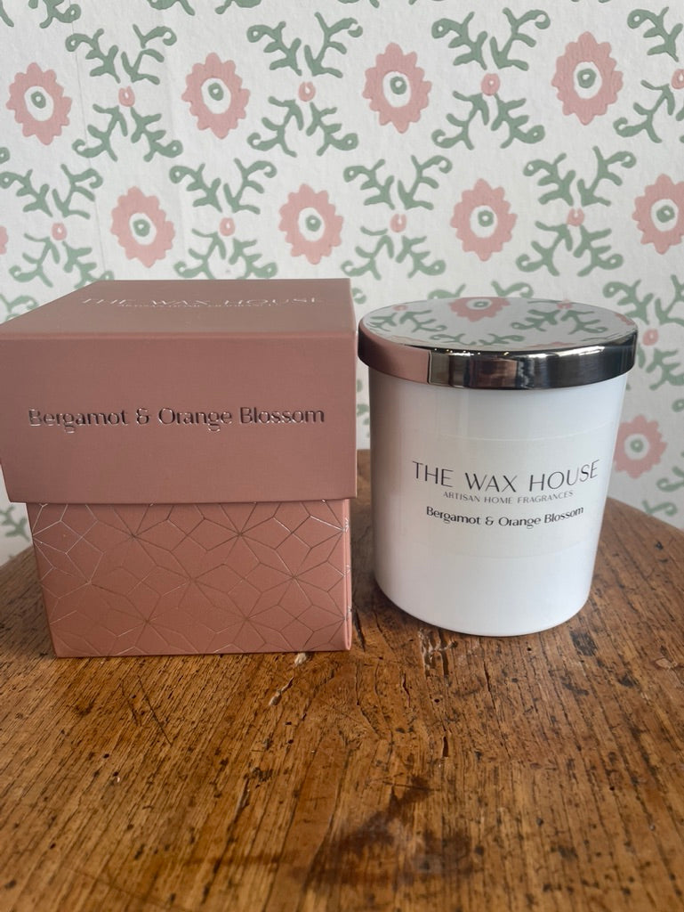 The Wax House 03 Bergamot and Orange Blossom Luxury Candle