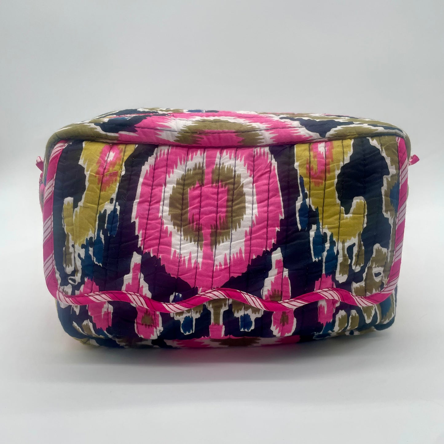 Large Black and Pink Abstract Wash Bag