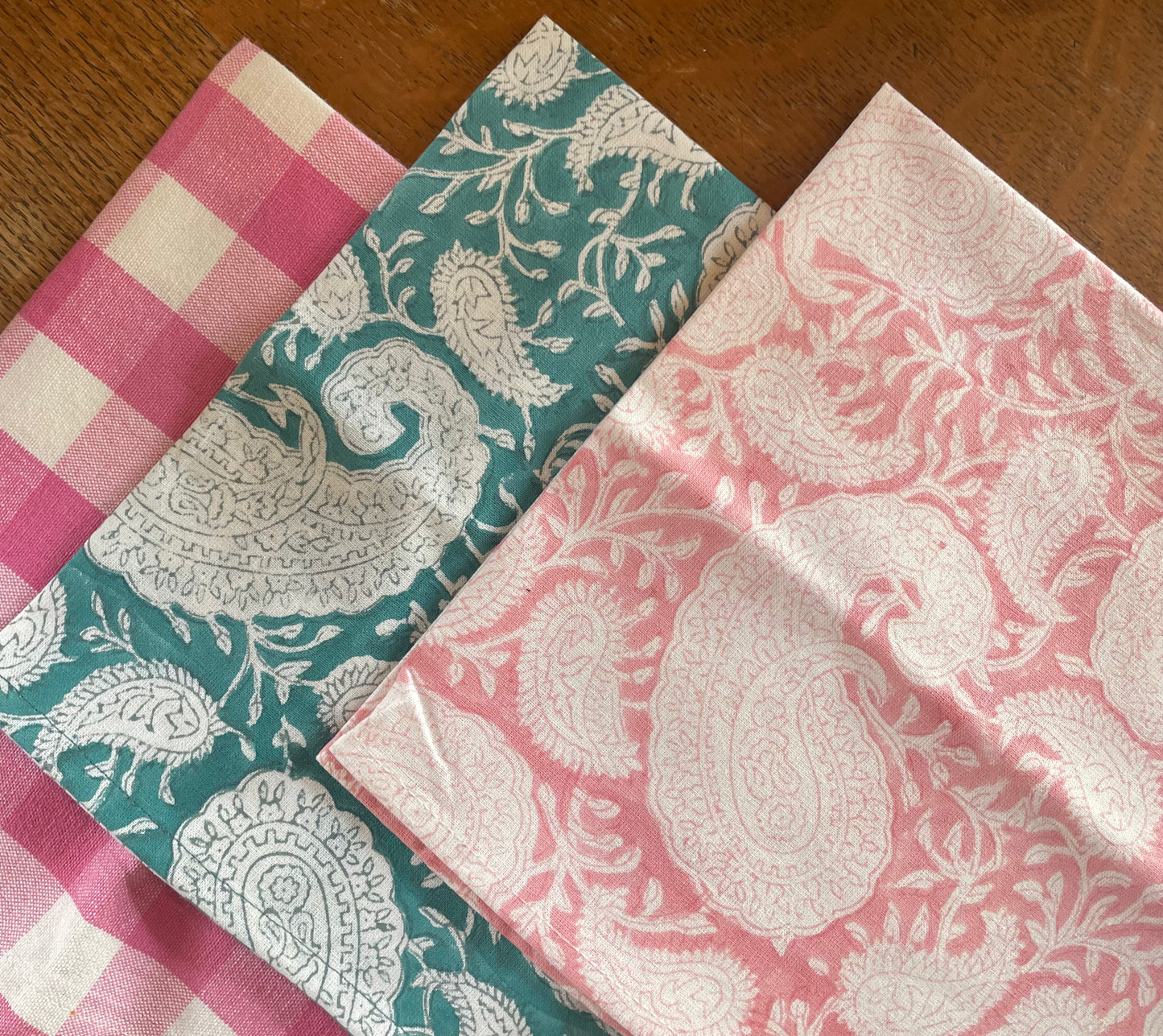 Hand Blocked Table Napkins