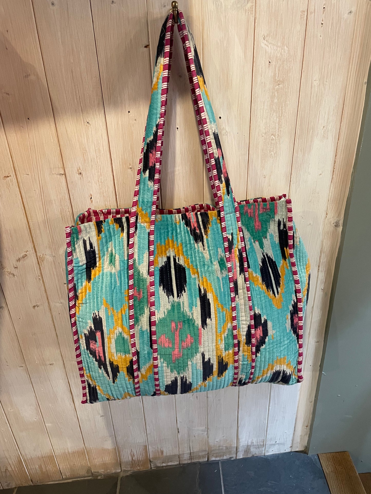 Blue Velvet Tote Bag