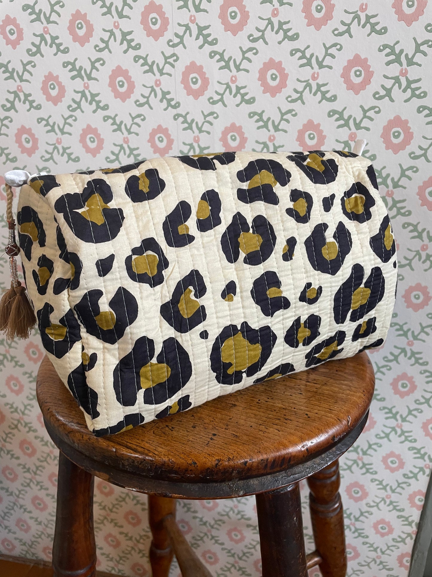 Leopard Printed Wash Bag