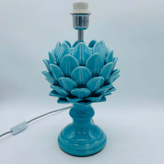 Blue Flower Lamp Base