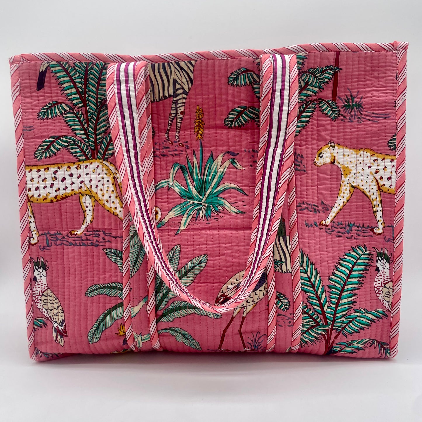 Dusty Pink Safari Printed Bag