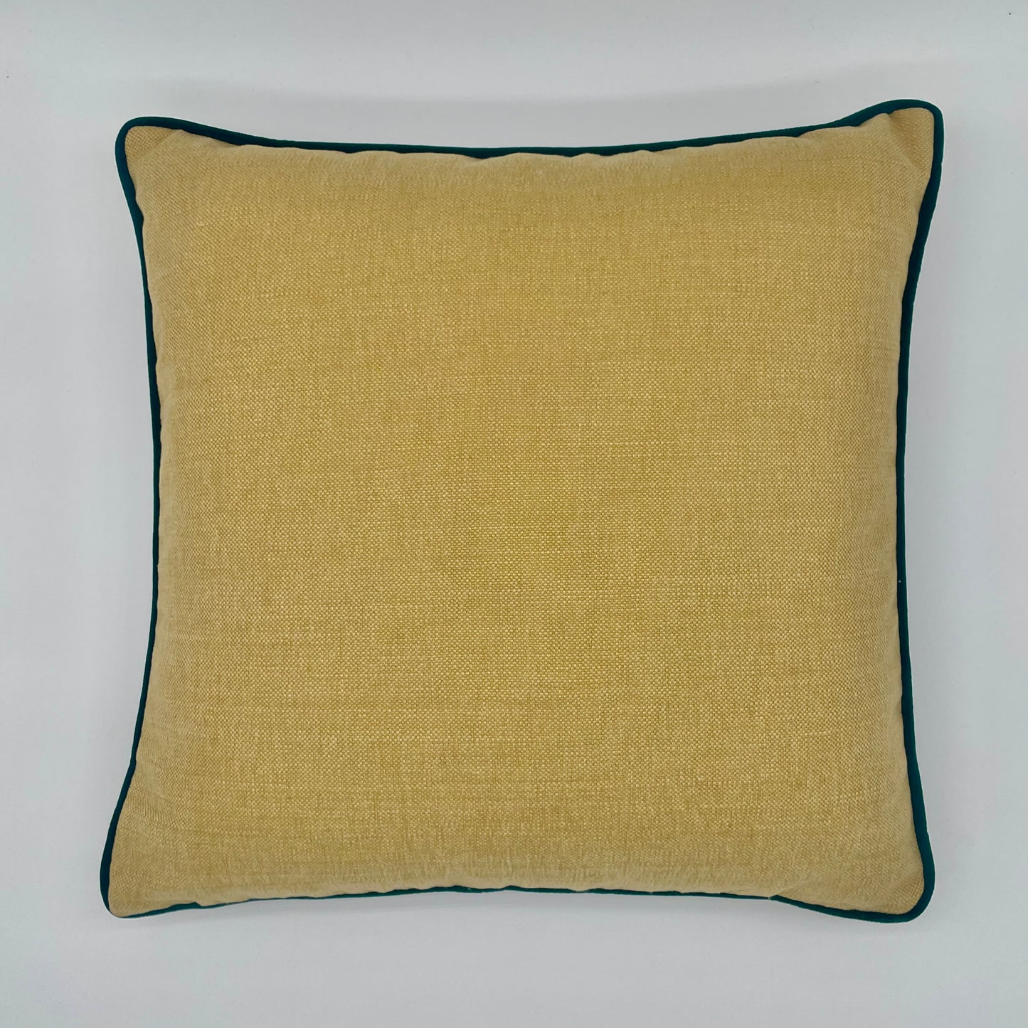 Ochre and Indigo Cushion