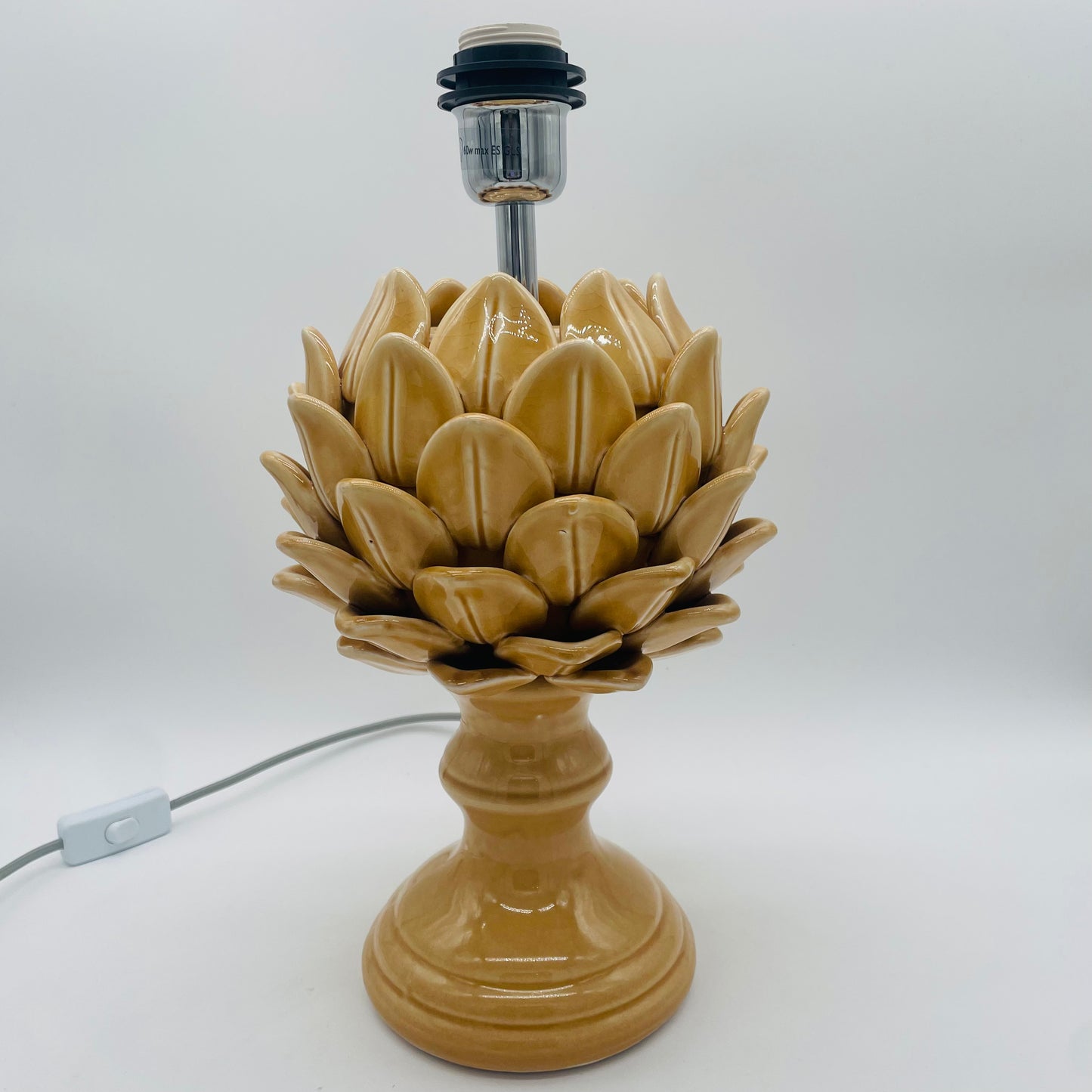 Ochre Flower Lamp Base