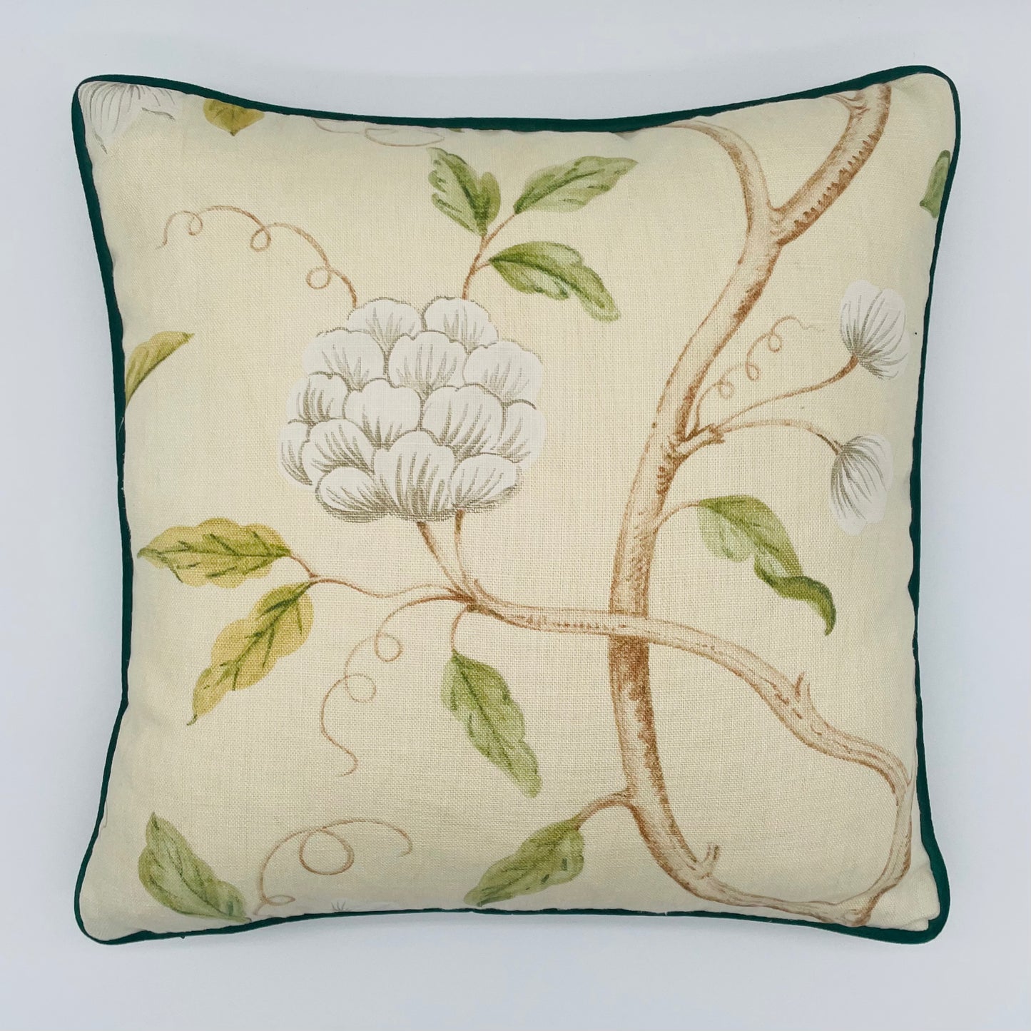 Colefax and Fowler Green Velvet Cushion