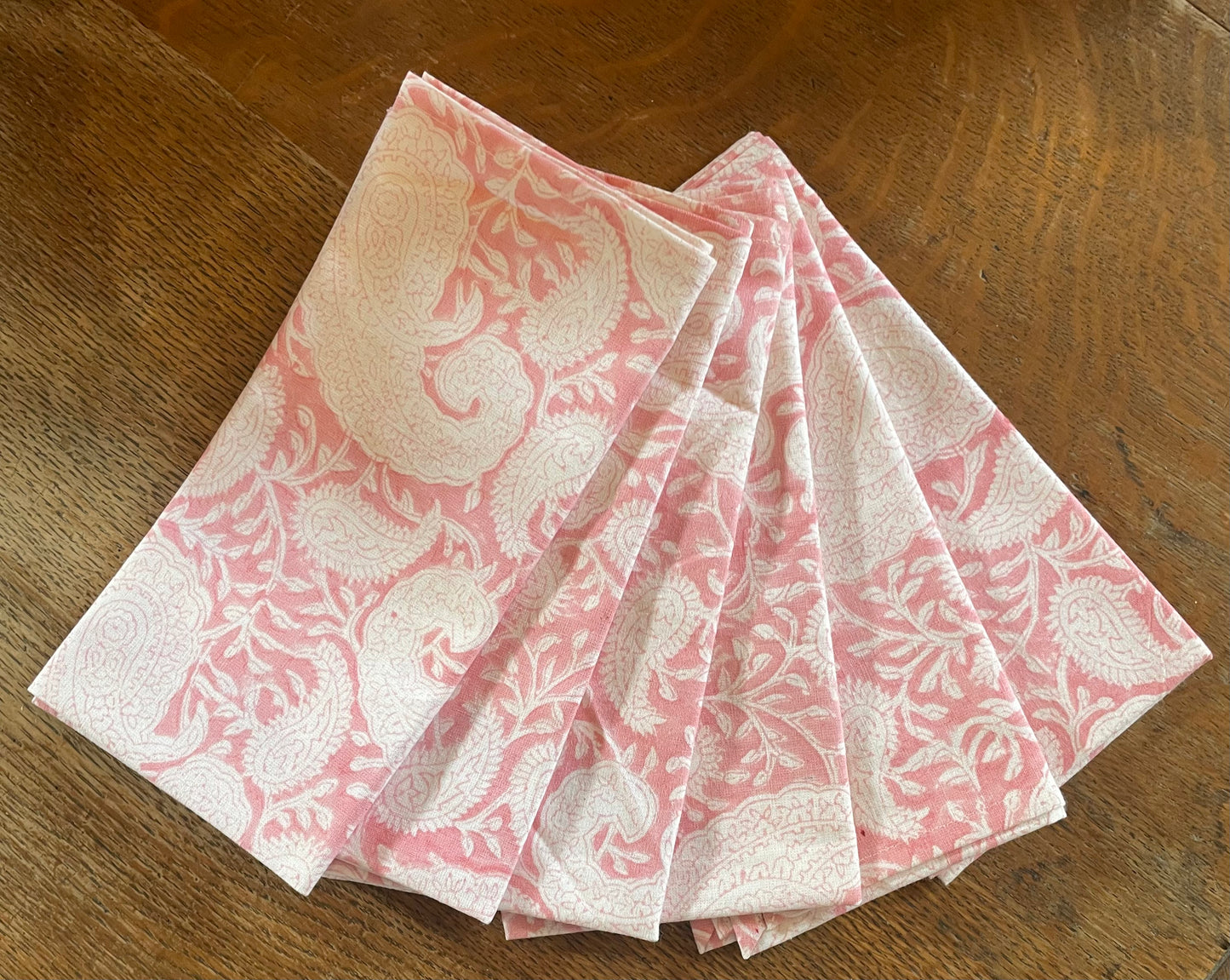 Hand Blocked Table Napkins