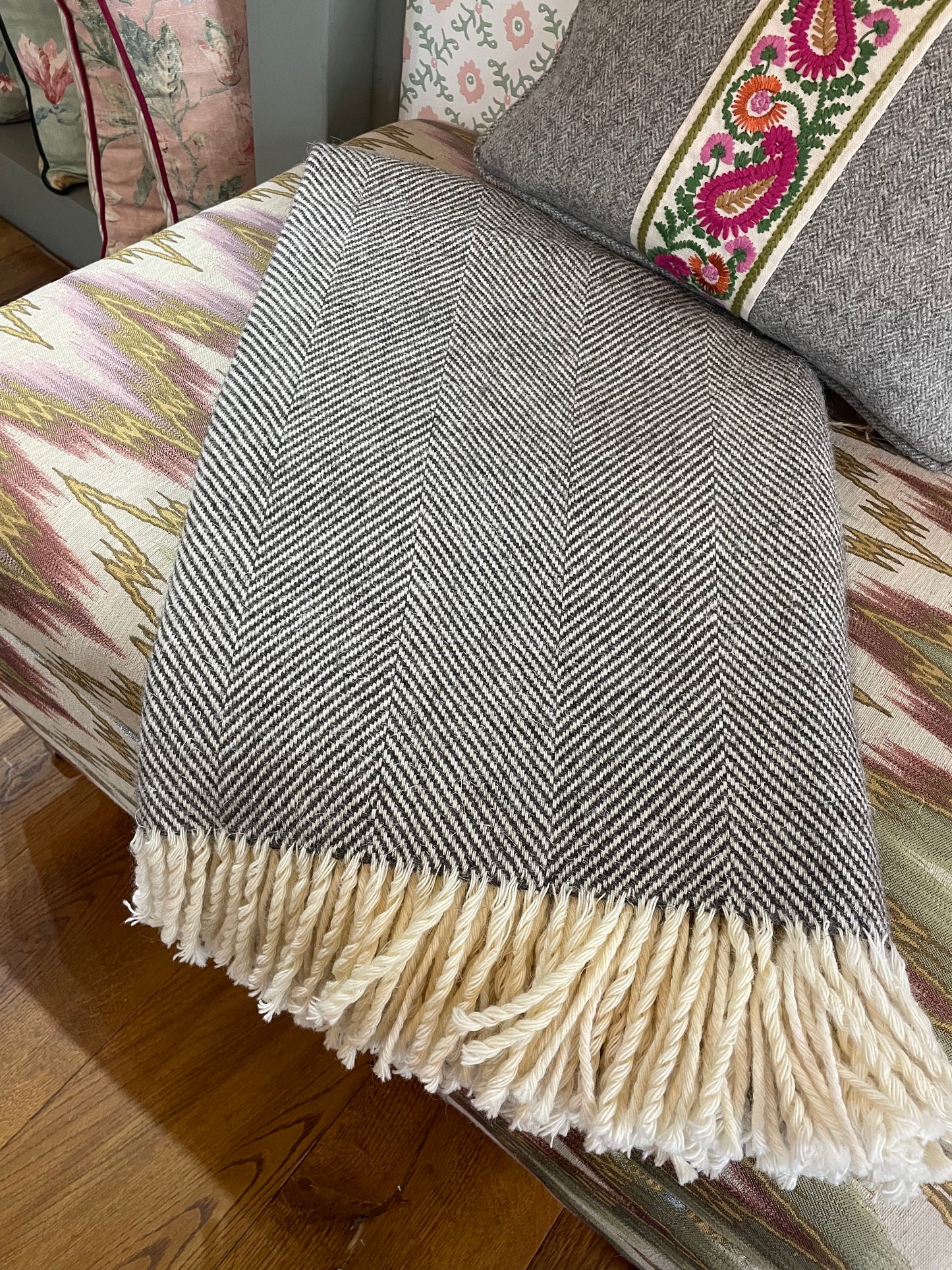 Charlotte Chaplin Tweed Throw