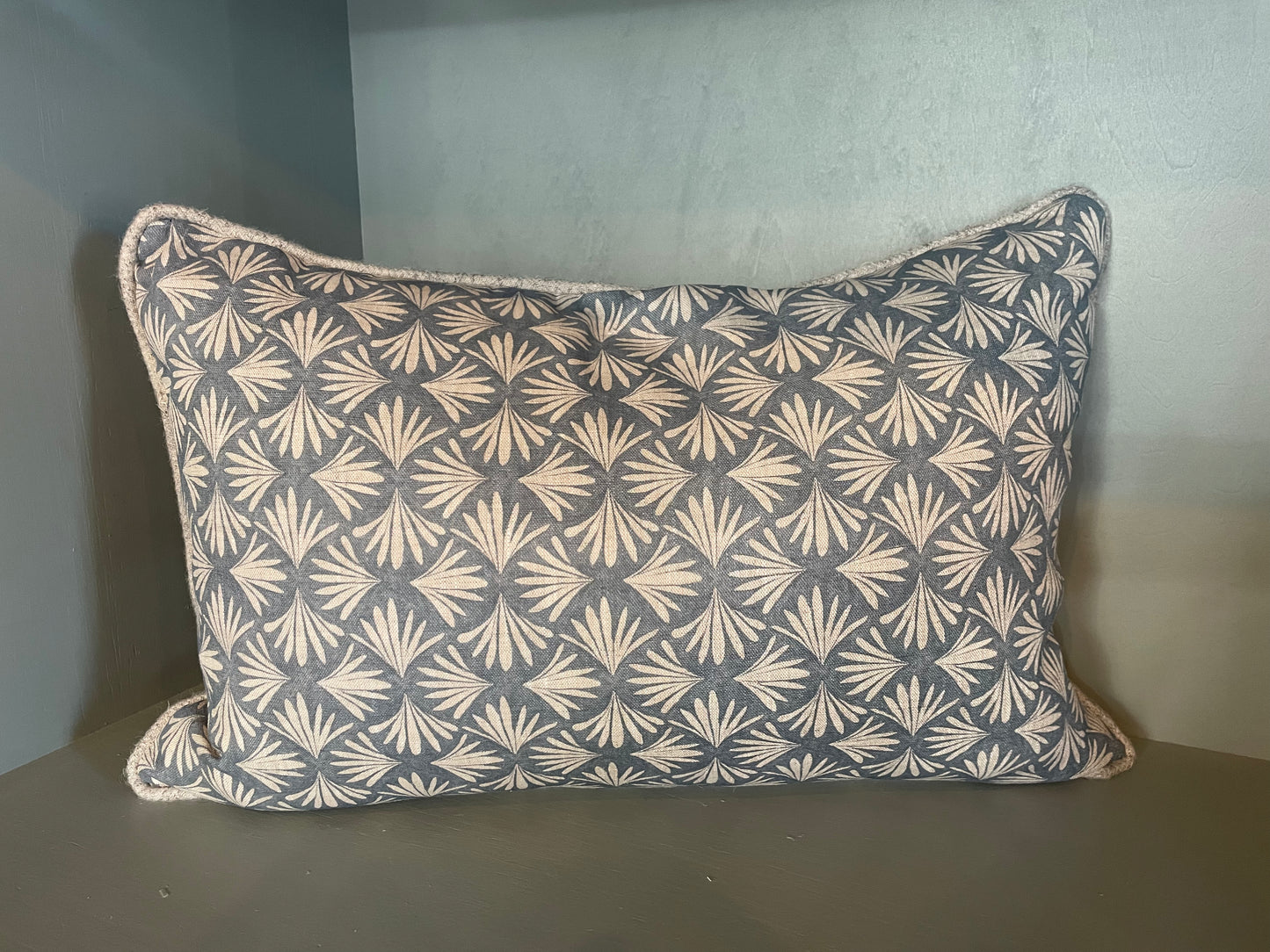 Elenor Fausing Petrol Printed Cushion