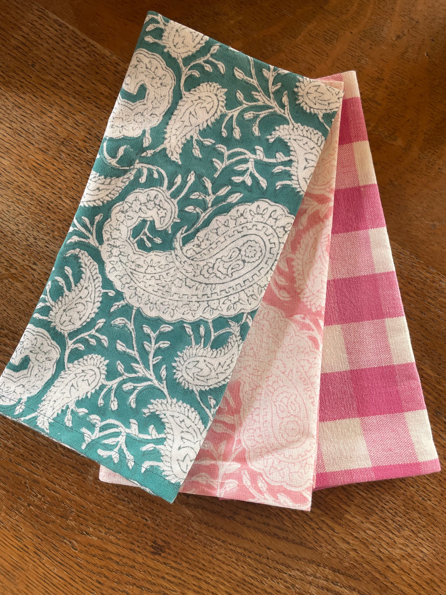 Hand Blocked Table Napkins