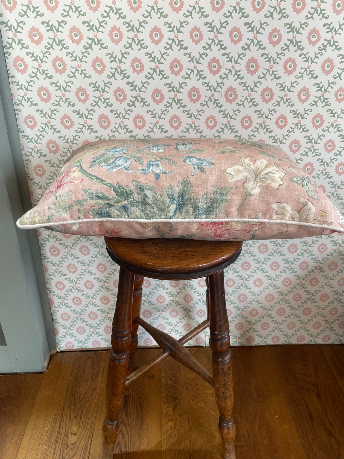 Colefax and Fowler Pink Cushion