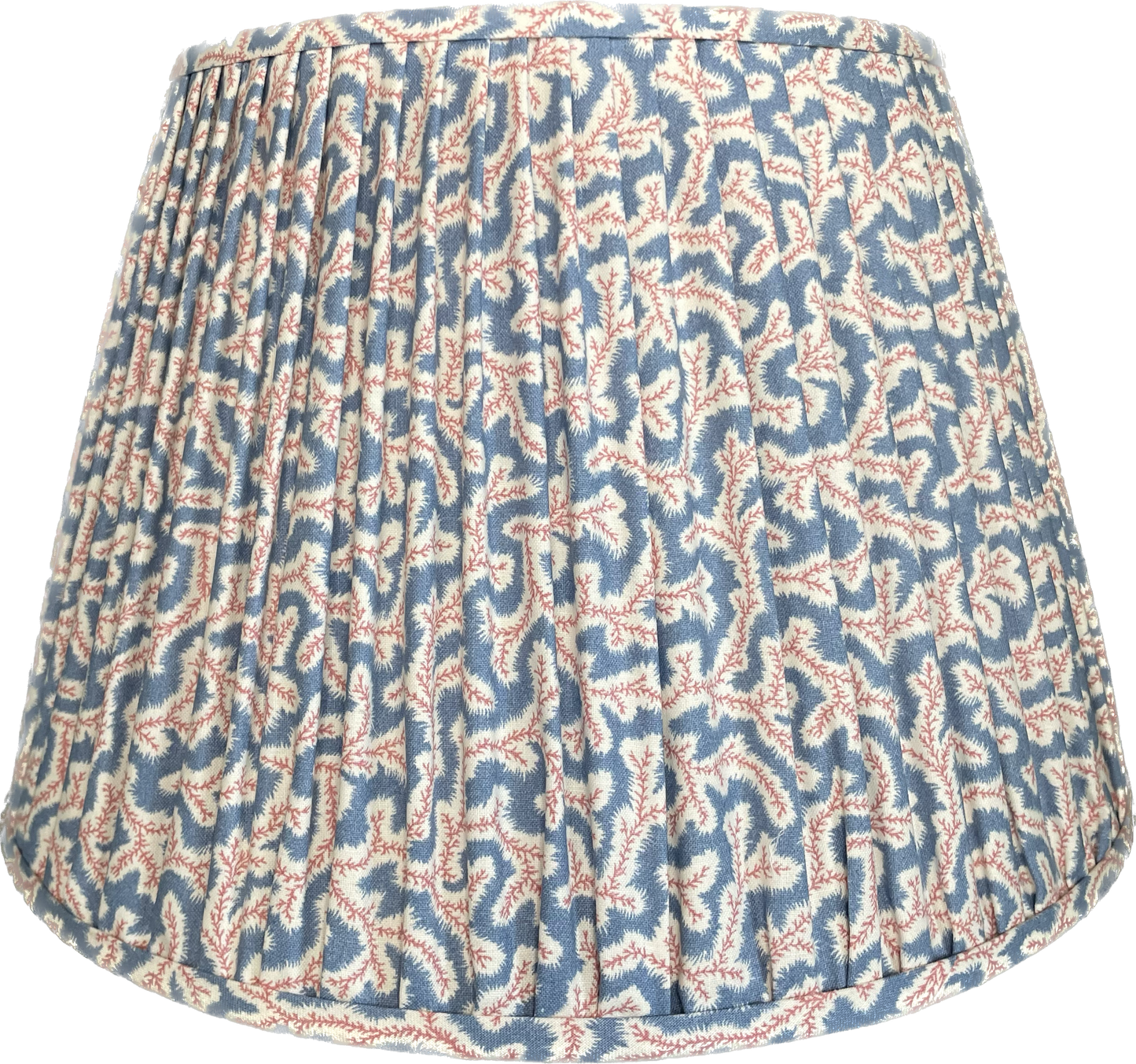 Blue Ian Sanderson Dulce Gathered Lampshade 14"