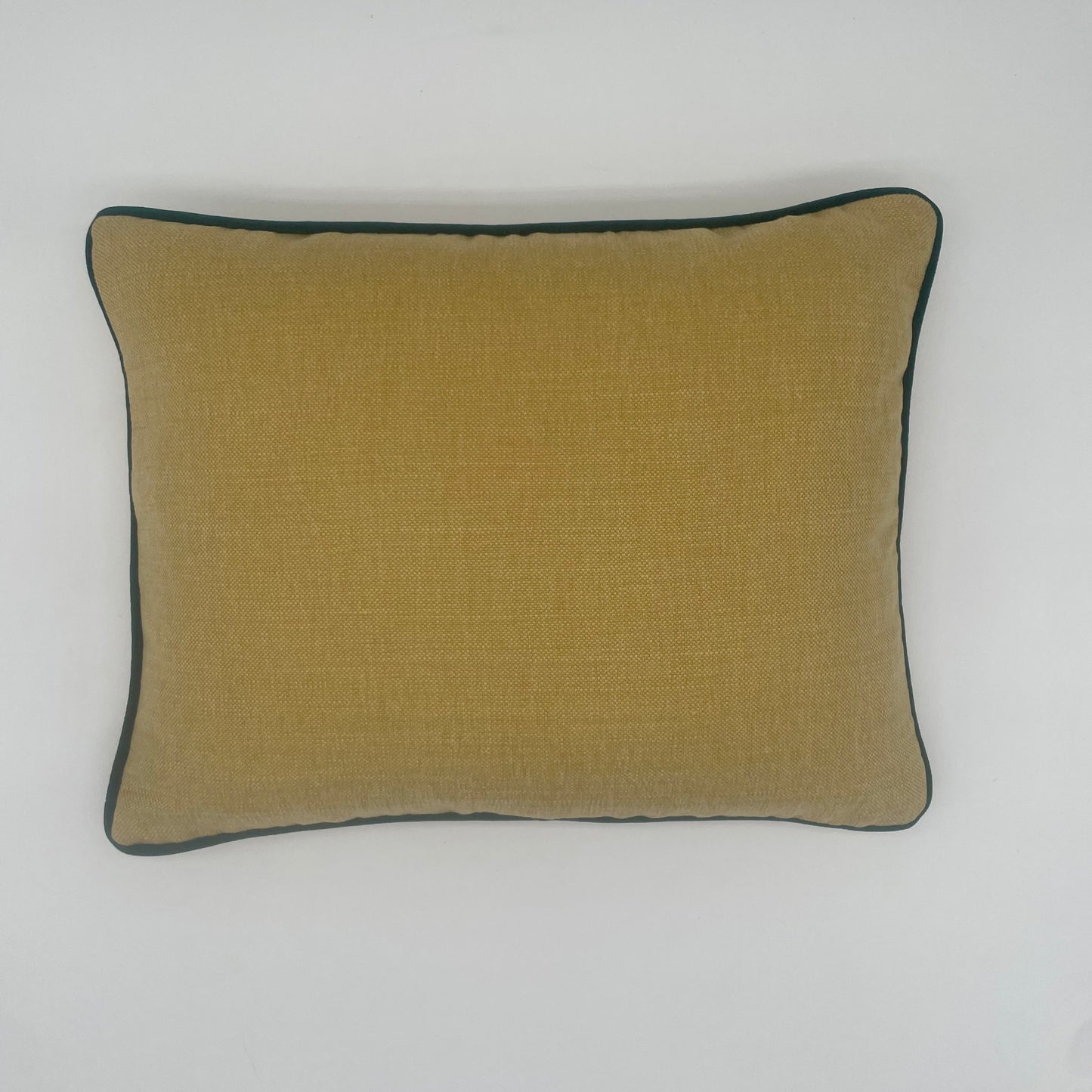 Small Ochre and Indigo Cushion