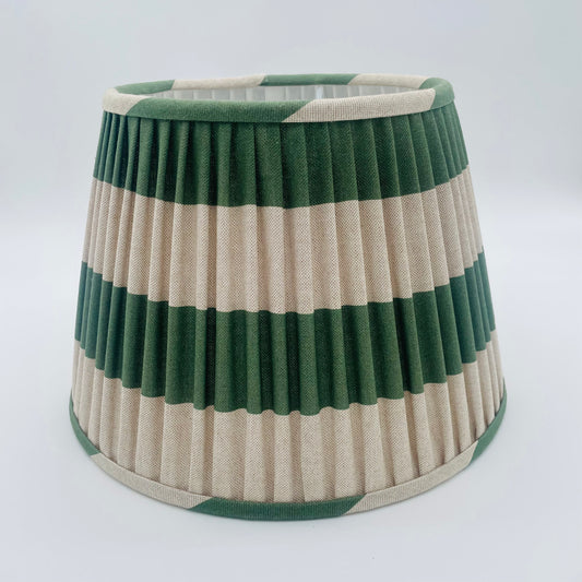 Green Stripe Lampshade