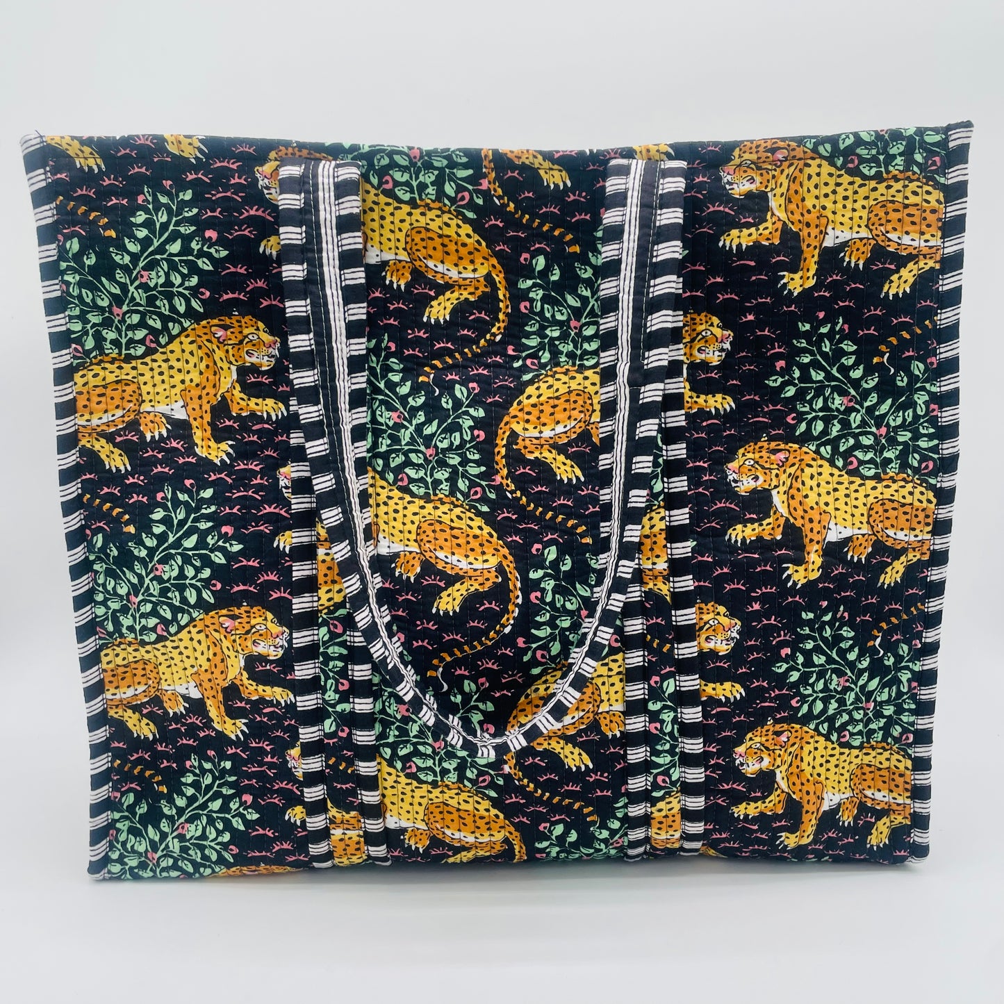 Black Jungle Print Bag