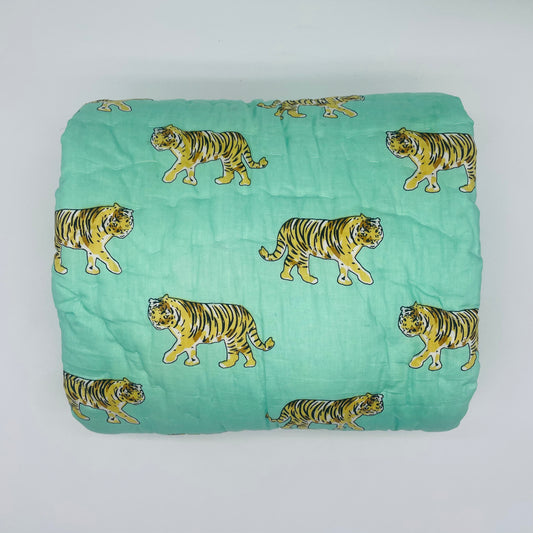 Tiger Printed Baby Blanket