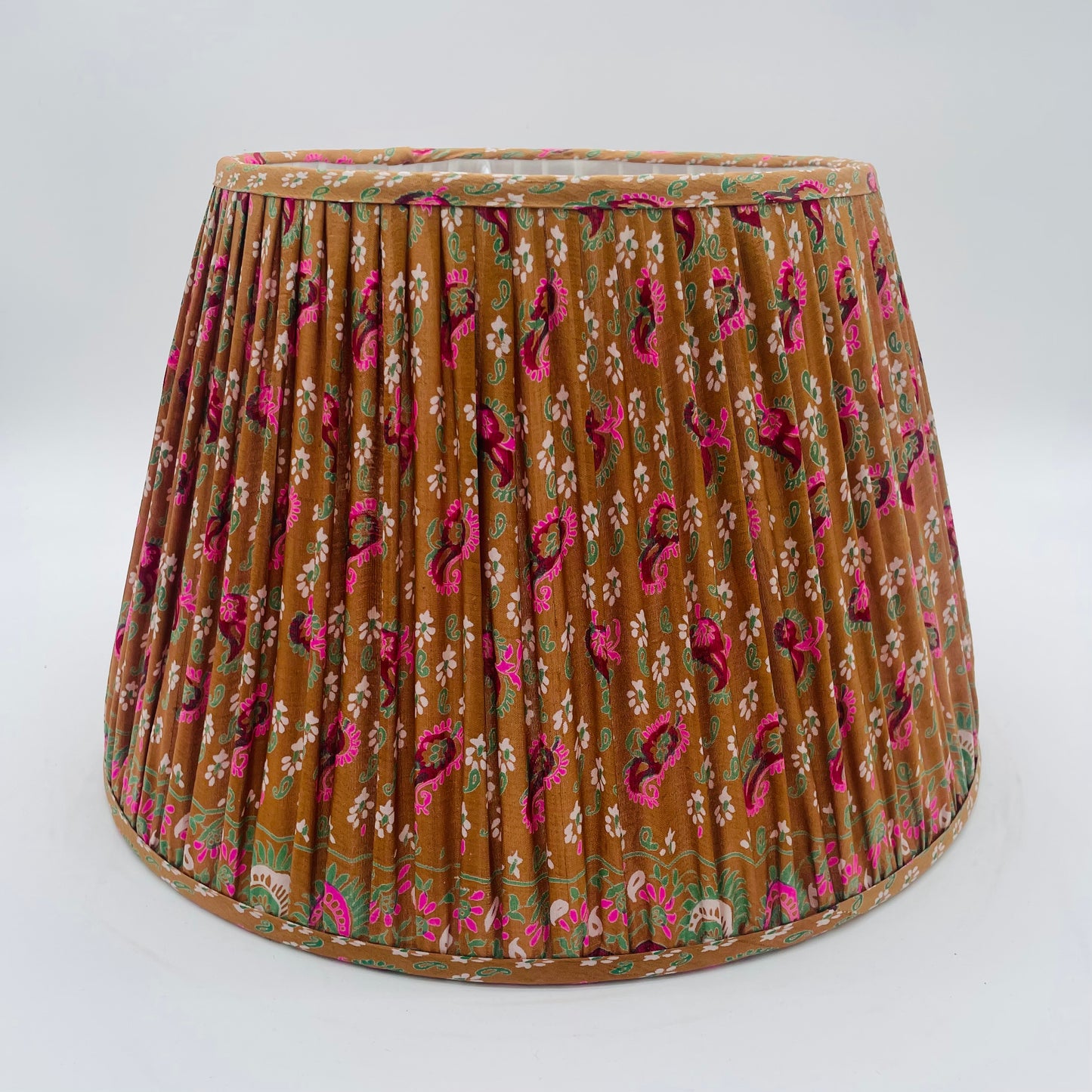 Paisley Vintage Sari Lampshade 14"