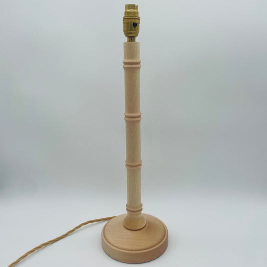 Wooden Bamboo Lamp Base