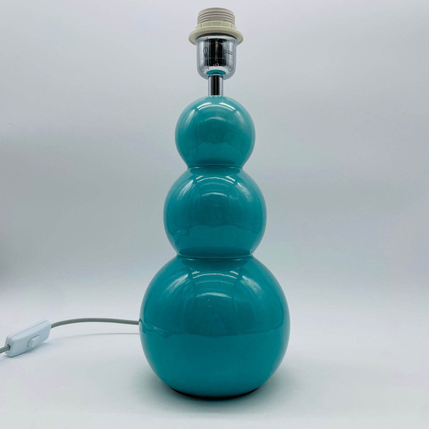 Teal Blue Bubble Lamp