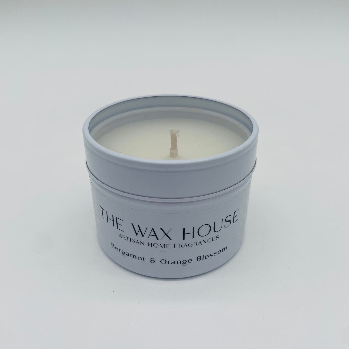 The Wax House 03 Bergamot and Orange Blossom Travel Candle