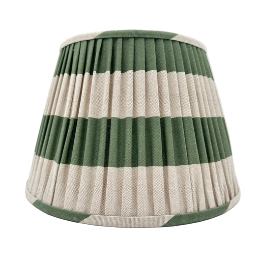 Green Stripe Lampshade