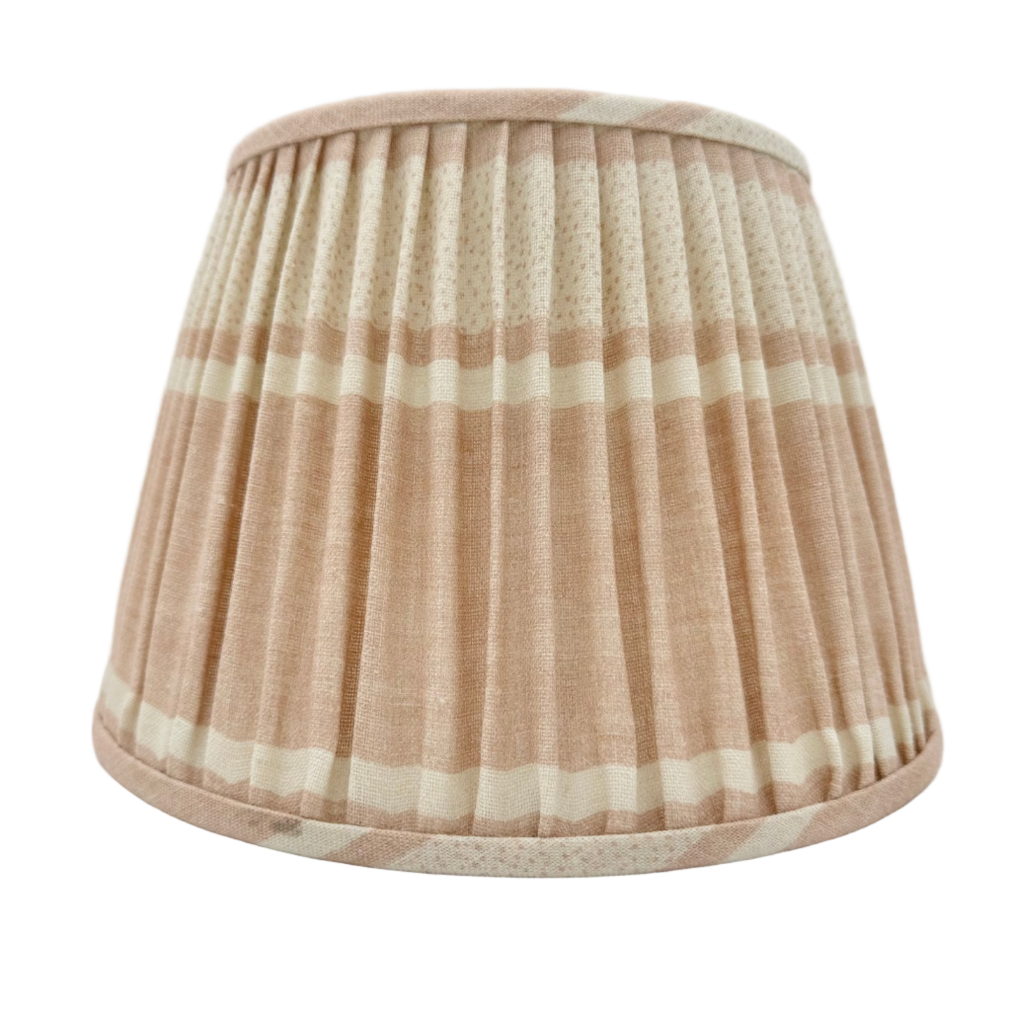 Pink Gathered Lampshade