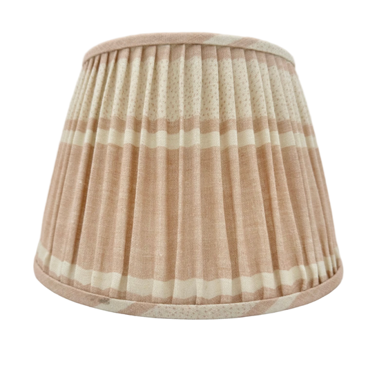 Pink Gathered Lampshade