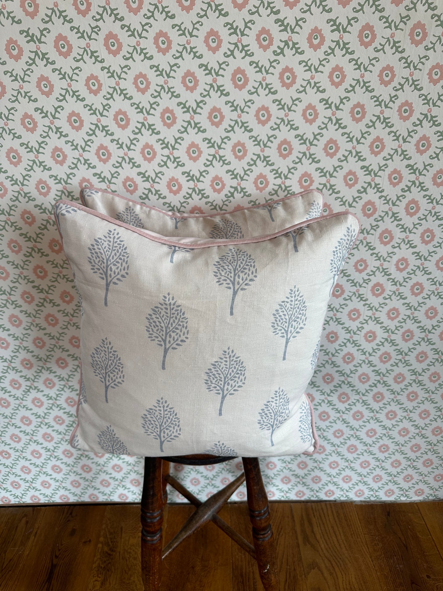 Peony and Sage Cushion